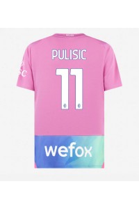 AC Milan Christian Pulisic #11 Jalkapallovaatteet Kolmaspaita 2023-24 Lyhythihainen